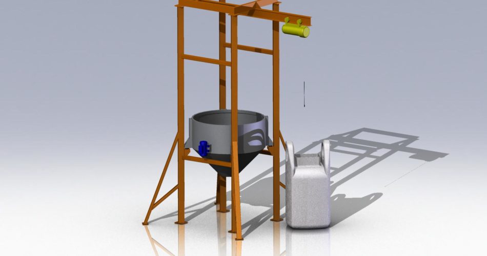 Станция растаривания биг-бэгов.