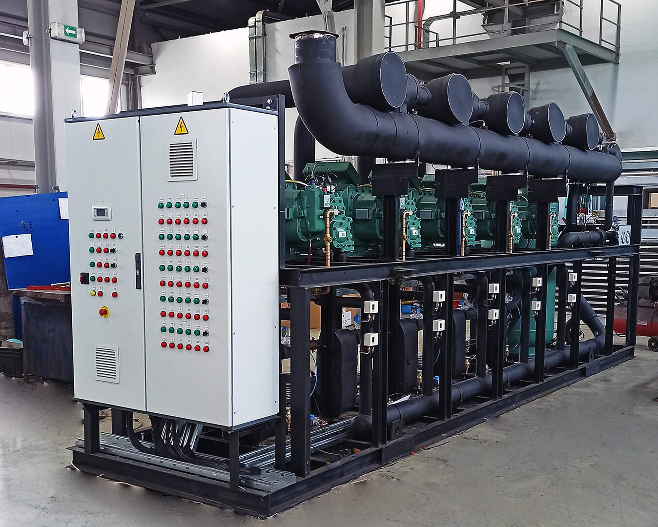 многокомпрессорные холодильные агрегаты.