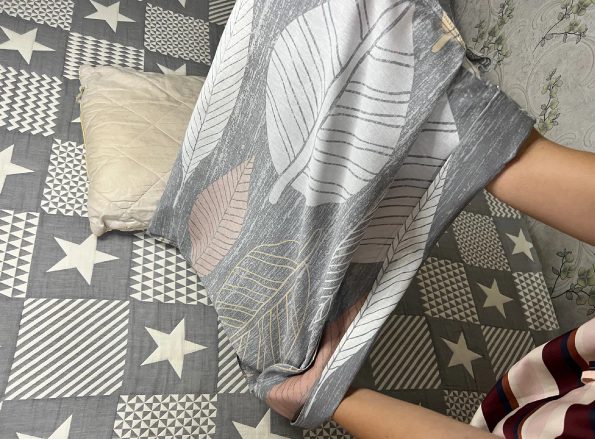 Трансформация большой наволочки в меньшую